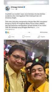 Kadernya Meninggal, Ini Ungkapan Belasungkawa Ketua Umum Golkar Airlangga Hartarto untuk Febri Andrisyah dan Vanessa Angel