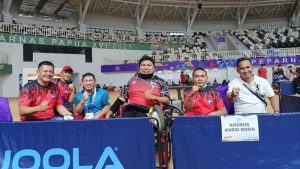 PEPARNAS XVI PAPUA: Dari Cabor Tenis Meja, Audi Ngangi Persembahkan Medali Emas untuk Sulut
