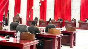 Bahas RAPBD TA 2022, Pemkab dan DPRD Sangihe Gelar Rapat Paripurna