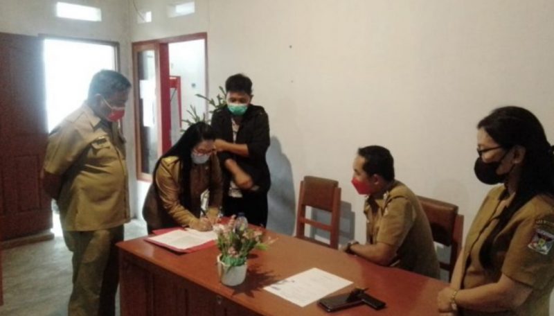 Titik Tapal Batas 2 Desa di Tompaso Sah Ditandatangani