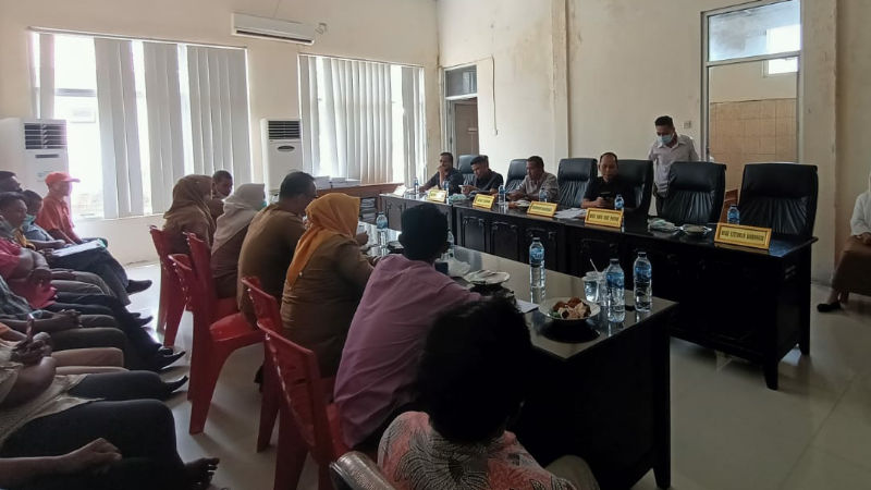 DPRD Bolmut Hearing Desa Binjeita II Terkait Pengelolaan Anggaran BUMdes