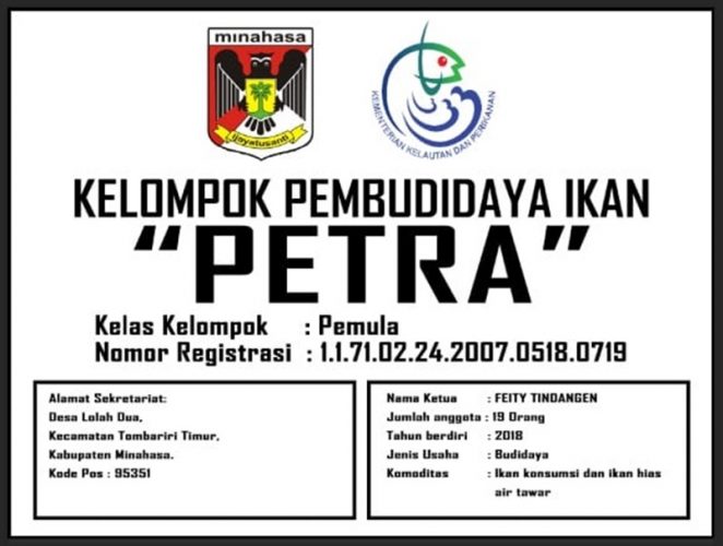 Pemuda Katolik Tombariri Timur Kembangkan Usaha Budidaya Ikan Air Tawar