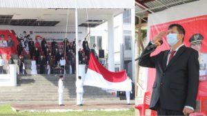 Satu-satunya di Sulut PPKM Level 1, Pemkab Mitra Gelar Upacara Hari Pahlawan