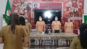 Jaga Sinergitas, DWP Dinas Kominfo SP Mitra Gelar Pertemuan