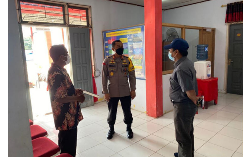 Kapolres Minahasa Utara Pantau Langsung KBM di SMK Negeri 1 Airmadidi