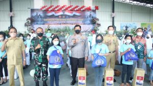 Polda Sulut Beri Dukungan Psikososial kepada 54 Anak