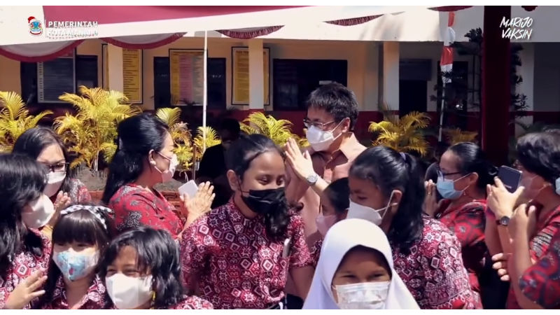 Mulai Divaksin, Anak-anak Jadi Contoh Bagi Orang Dewasa