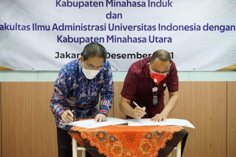 Perjanjian Kerjasama Antara Pemkab Minahasa dan Fakultas Ilmu Administrasi UI