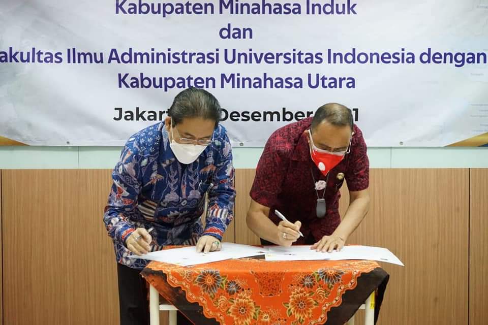 Perjanjian Kerjasama Antara Pemkab Minahasa dan Fakultas Ilmu Administrasi UI