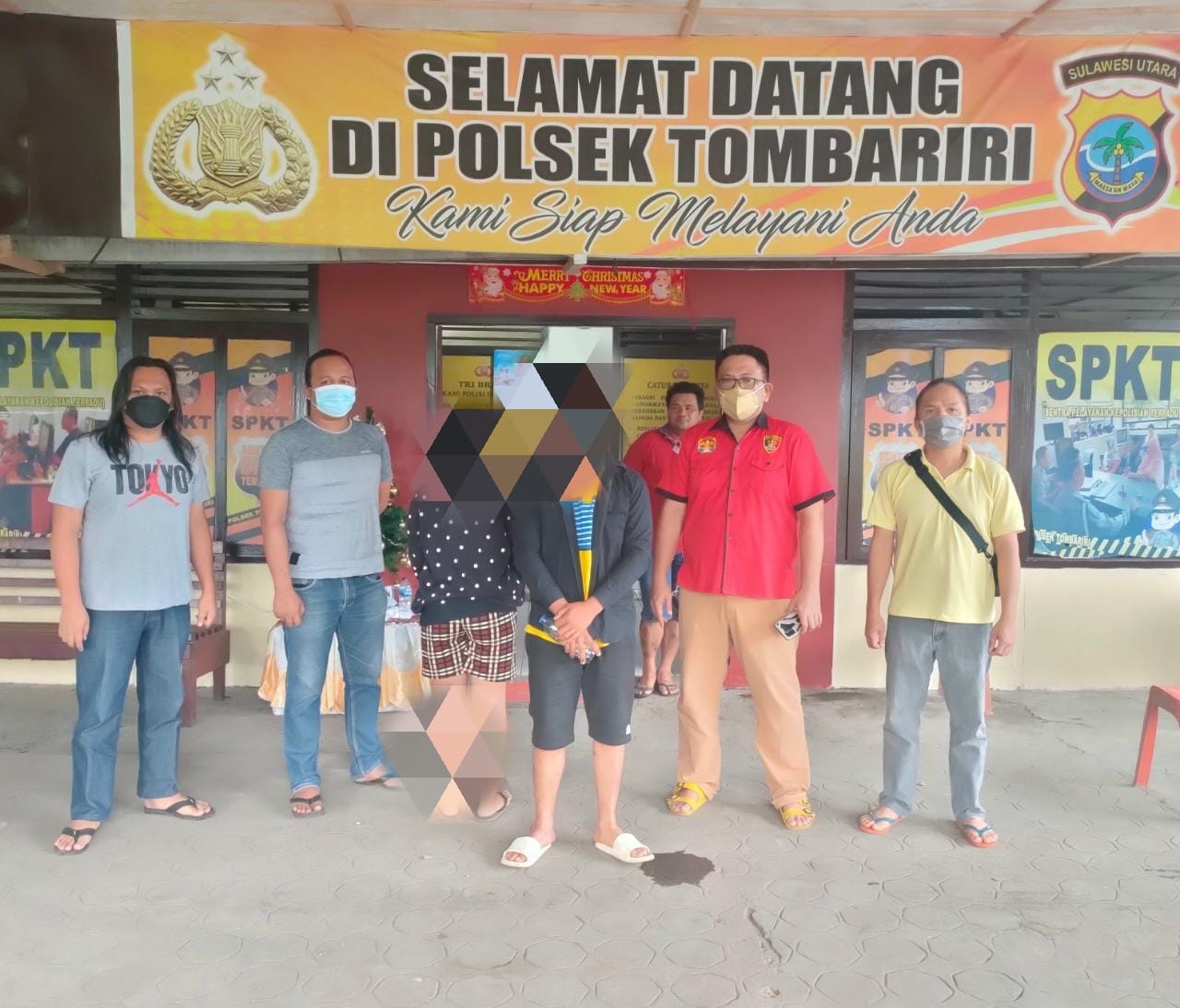 Habis Tidur Bersama Mawar, Rey Diamankan Resmob Tomohon