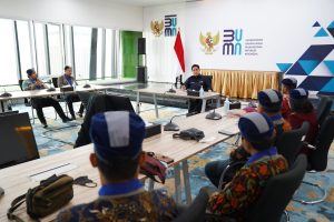 Bertemu Erick Thohir, GMKI Bahas Peluang Bonus Demografi