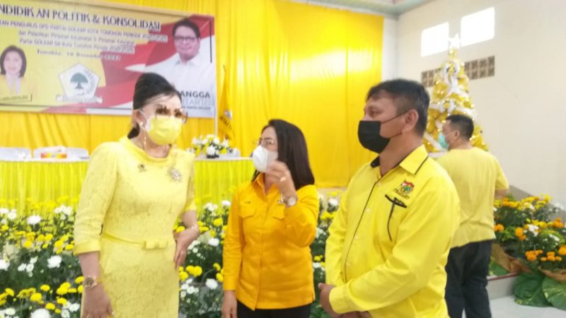 Christiany Paruntu Minta Golkar Tomohon Bersinergi dengan Caroll-Wenny