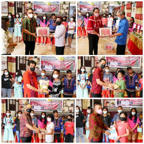 Diskominfo Minahasa Sambut Natal di Panti Asuhan Dorkas