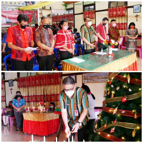 Diskominfo Minahasa Sambut Natal di Panti Asuhan Dorkas