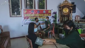 Sediakan 200 Dosis, SerVak COVID-19 Kodim 1301/Sangihe Sasar Warga Kelurahan Lesa