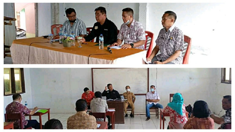 Sambangi NusTab, Kesbangpol Sangihe Sosialisasi Wasbang dan Bela Negara Bagi Masyarakat Pulau Terluar