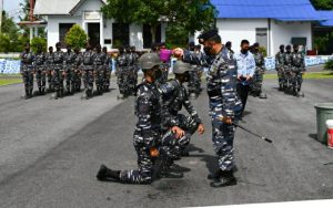 Hari Armada 2021, Lanal Tahuna Gelar Upacara Penerimaan Bintara dan Tamtama Remaja