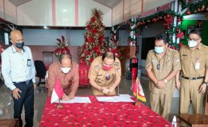 Bupati Minahasa Tandatangani MOU Dengan Kepala Badan Litbang SDM Kementerian Kominfo RI