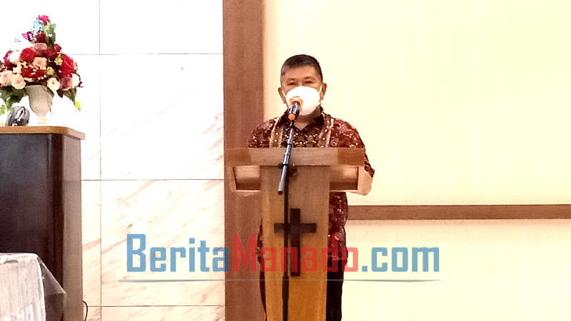 Hadiri Ibadah Pra Natal TMP Manado, Donald Supit Sampaikan Imbauan Pemerintah