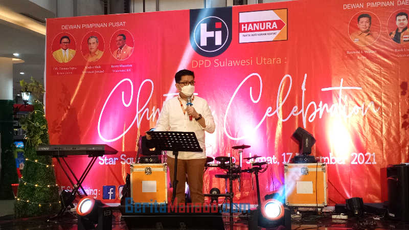 Hanura Sulut Sukses Gelar Christmas Celebration, Reynold Wuisan: Semua Karena Tuhan