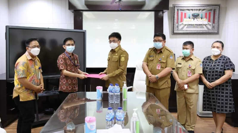 Andrei Angouw Teken MoU Peningkatan Kapasitas SDM ASN dengan BPSDMP Kominfo Manado