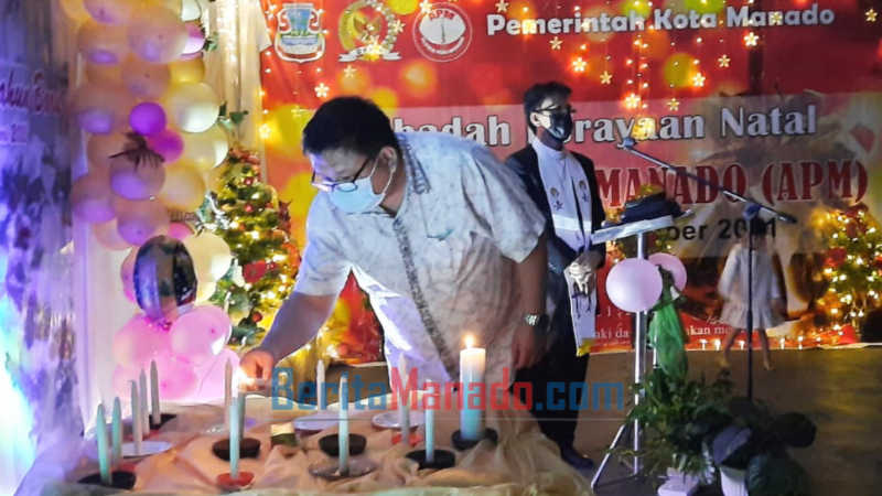 Natal Bersama Wartawan, Erwin Kontu: APM Mitra Pemkot Manado