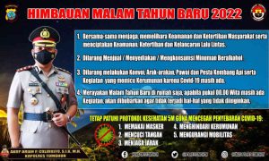 Mau Malam Tahun Baru di Kota Sejuk? Simak Imbauan Kapolres Tomohon AKBP Arian Colibrito