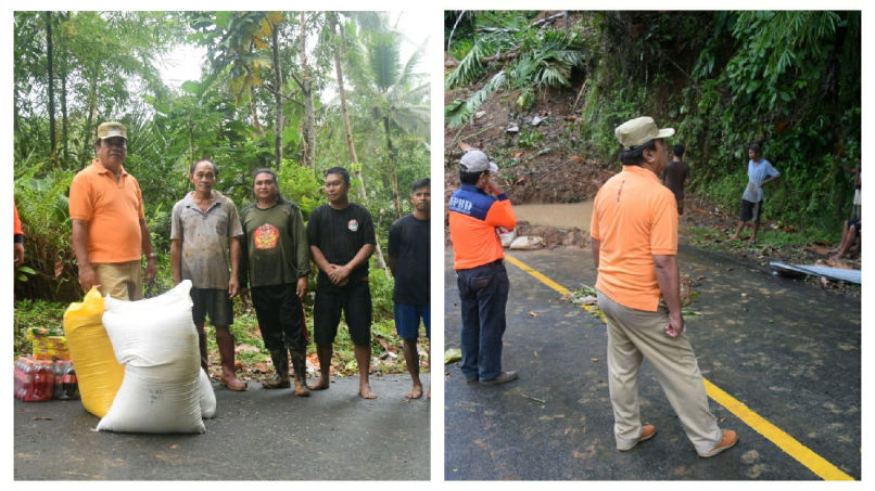 Turun ke Lokasi Bencana, Bupati Jabes Gaghana Salurkan Bantuan Untuk Pekerja dan Korban