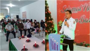 Pra Natal Dinas PPKB Mitra, David Lalandos: Bersyukur Perayaan Tahun Ini Diberi Kelonggaran