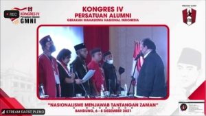 Sahkan Ketua Umum PA GMNI, Setahun James Sumendap Ketok Dua Petinggi Negara