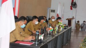 Rapat EPRA Pemkab Mitra, Ini Penegasan Bupati James Sumendap