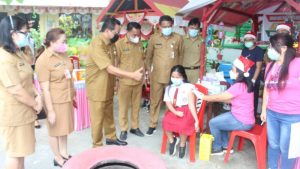 Kabupaten Mitra Launching Pelaksanaan Vaksinasi Anak Usia 6-11 Tahun