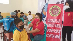 Santri Tak Luput Jadi Sasaran Vaksinasi BIN Sulut