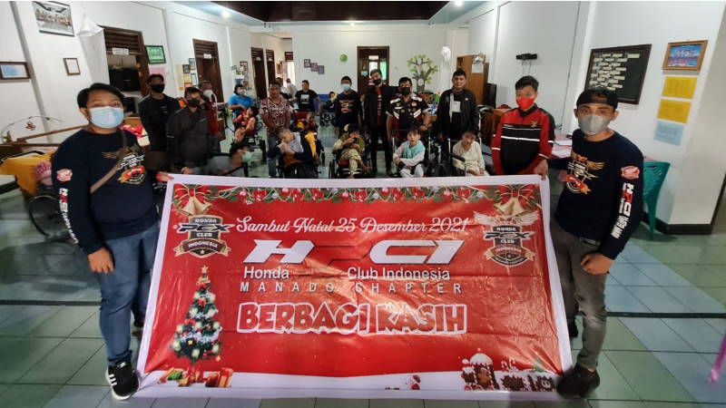 Tunjukkan Toleransi, HPCI Manado Berbagi di Panti Asuhan Al Khairat dan Sayap Kasih