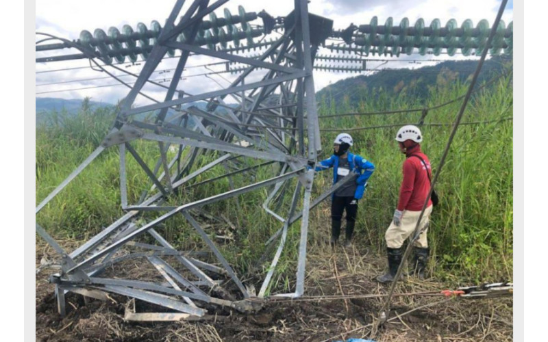 PLN Kebut Perbaikan Tower Transmisi, Pasca Gangguan Transmisi Section Poso – Sidera
