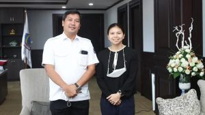 Greysia Polii Bertemu Steven Kandouw, Siap Dukung Olahraga Sulut