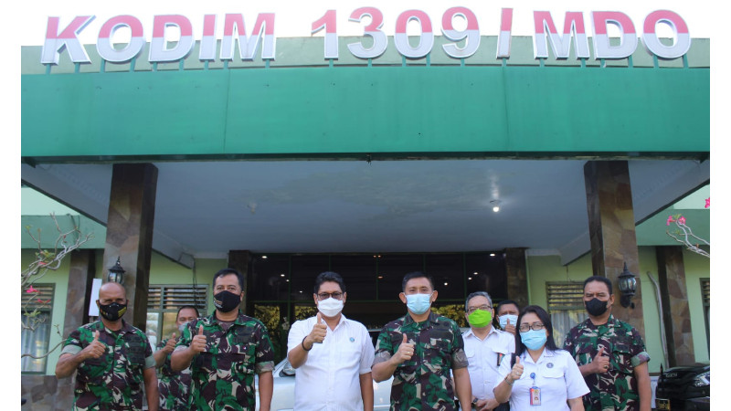 Kodim 1309/Manado dan BNN Sepakat Bekerjasama Perangi Narkoba