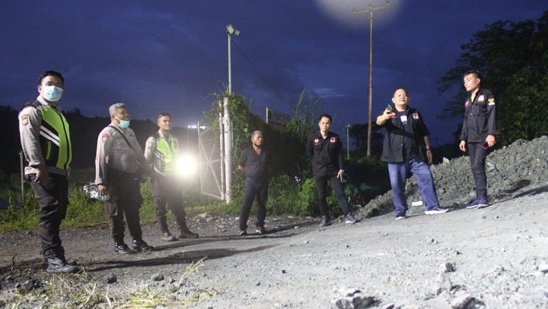 BARMAS Sulut Tinjau Lokasi Longsor di Tinerungan