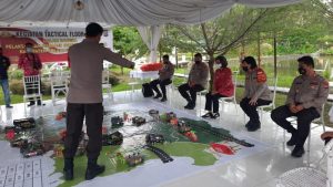 Jelang Pemilihan Sangadi, Dua Polres Ini Gelar Simulasi Pengamanan