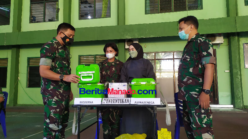 Kodim 1309/Manado Gelar Vaksinasi Booster, Perkuat Imun dan Jadi Contoh