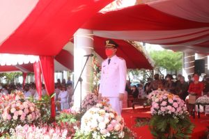 Gelar Upacara HUT ke-19 Tahun, Caroll Senduk Paparkan Capaian Kota Tomohon di 2021