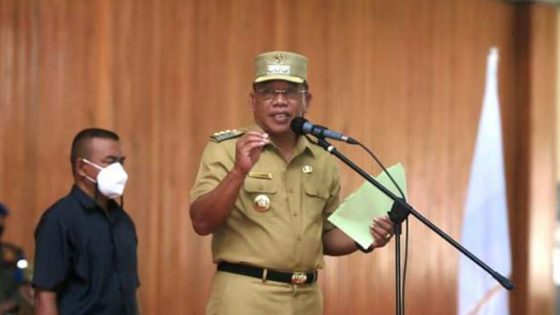 Apel Perdana 2022 Pemkab Bolmut, Ini Lima Arahan Penting Depri Pontoh