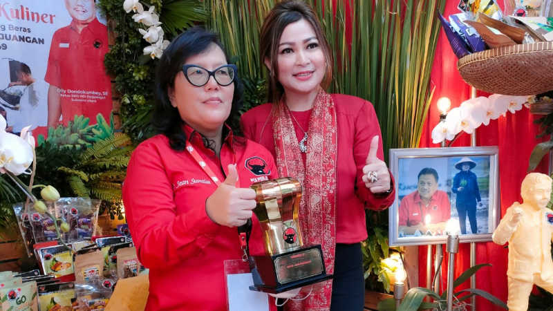 Sulut Juara II Stand Terbaik Festival Kuliner Pendamping Beras di HUT ke-49 PDI Perjuangan