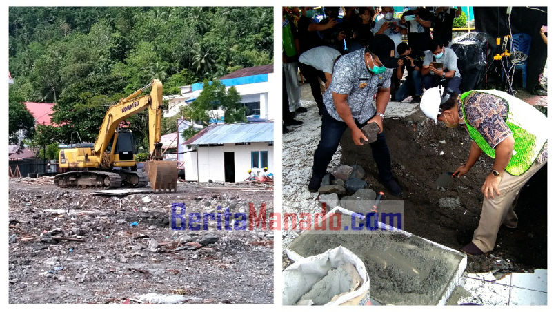 Mulai Dibangun! Pasar Modern Trikora Bisa Perindah Wajah Kota Tahuna
