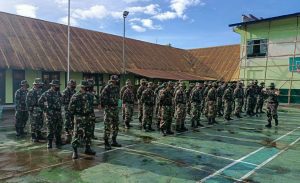 Gelar Latorsar di Awal Tahun, Kodim 1301/Sangihe Terus Pelihara Kemampuam Prajurit