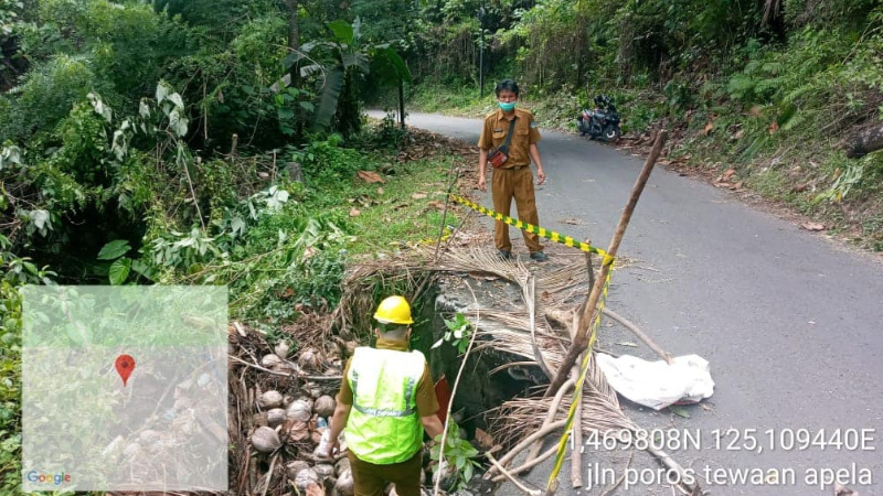 Ini Kata Bina Marga Soal Jalan Apela II-Tewaan, Rizal Sompotan: Sudah Dilaporkan ke Provinsi