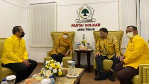 Airlangga Hartarto Puji Kerjasama GOLKAR dengan Gubernur Jatim Khofifah Parawansa