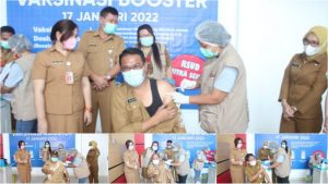 Vaksin Booster di Minahasa Tenggara Mulai Diberikan, Jajaran Pemerintah Jadi Contoh