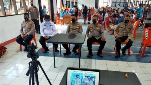 Polres Bitung Canangkan Vaksinasi Merdeka Anak, Kapolres: Demi Melindungi Anak-anak Kita