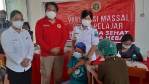 Peserta Vaksinasi Anak Membludak, BIN Sulut Apresiasi Peran Orang Tua